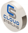 Cloud Sterling Logo Isometric